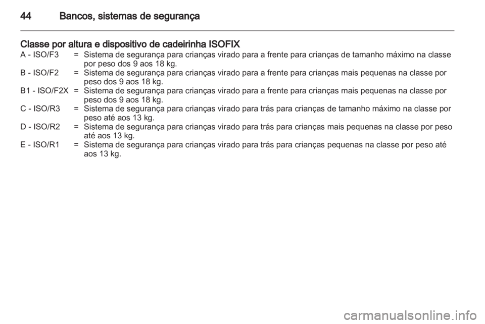 OPEL AGILA 2012  Manual de Instruções (in Portugues) 