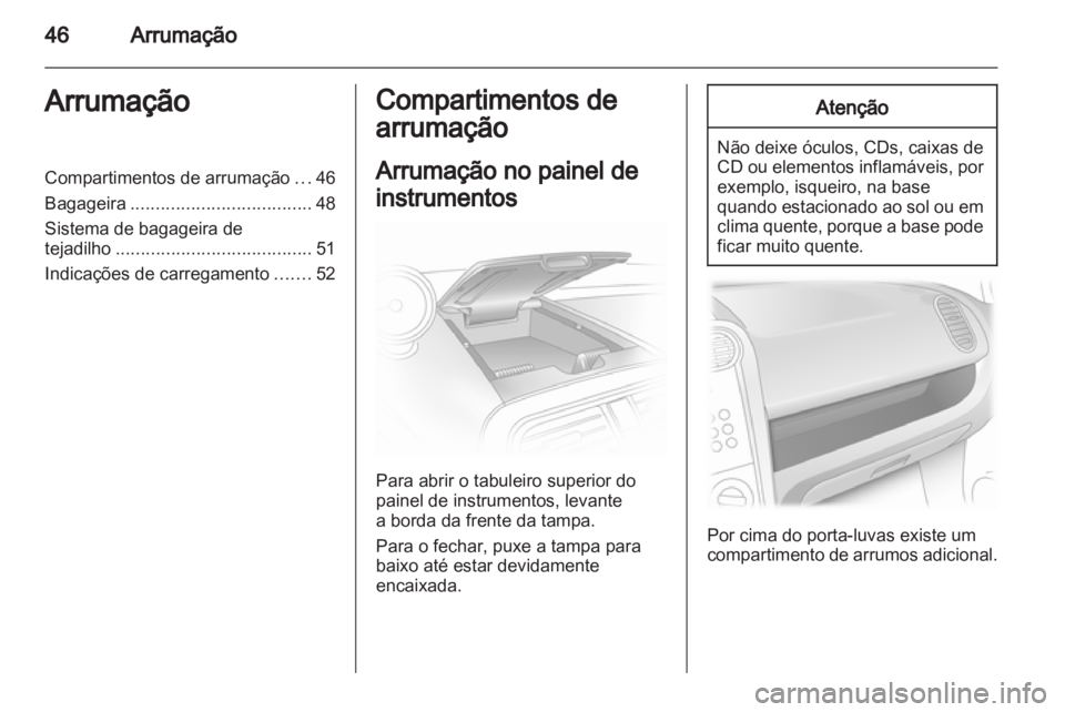 OPEL AGILA 2012  Manual de Instruções (in Portugues) 