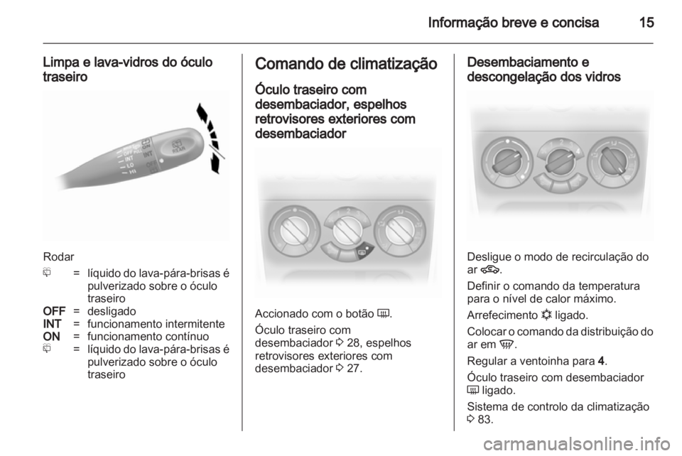 OPEL AGILA 2012.5  Manual de Instruções (in Portugues) 