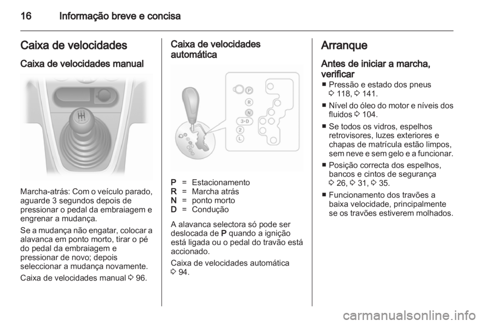 OPEL AGILA 2012.5  Manual de Instruções (in Portugues) 