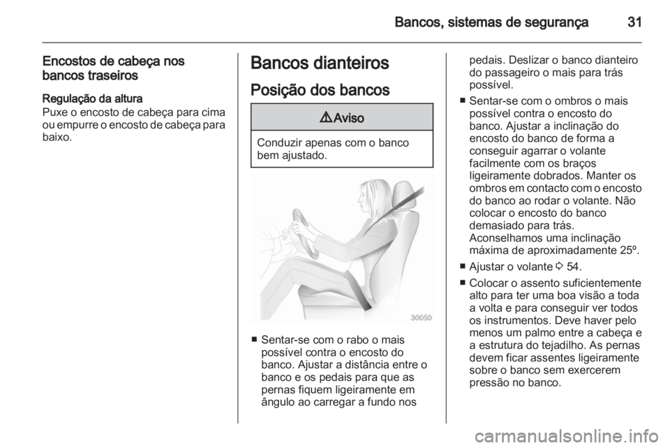 OPEL AGILA 2012.5  Manual de Instruções (in Portugues) 