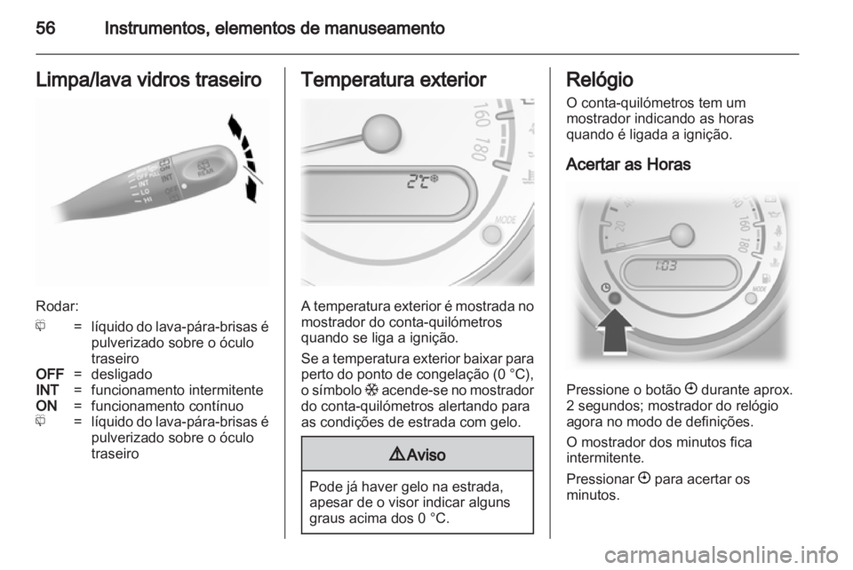 OPEL AGILA 2012.5  Manual de Instruções (in Portugues) 