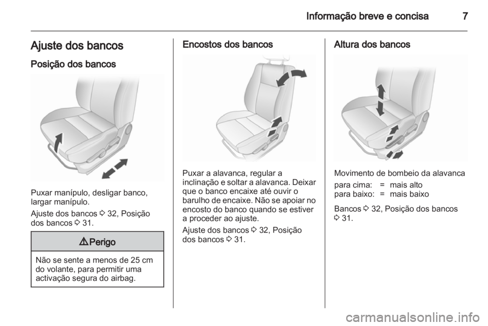 OPEL AGILA 2012.5  Manual de Instruções (in Portugues) 