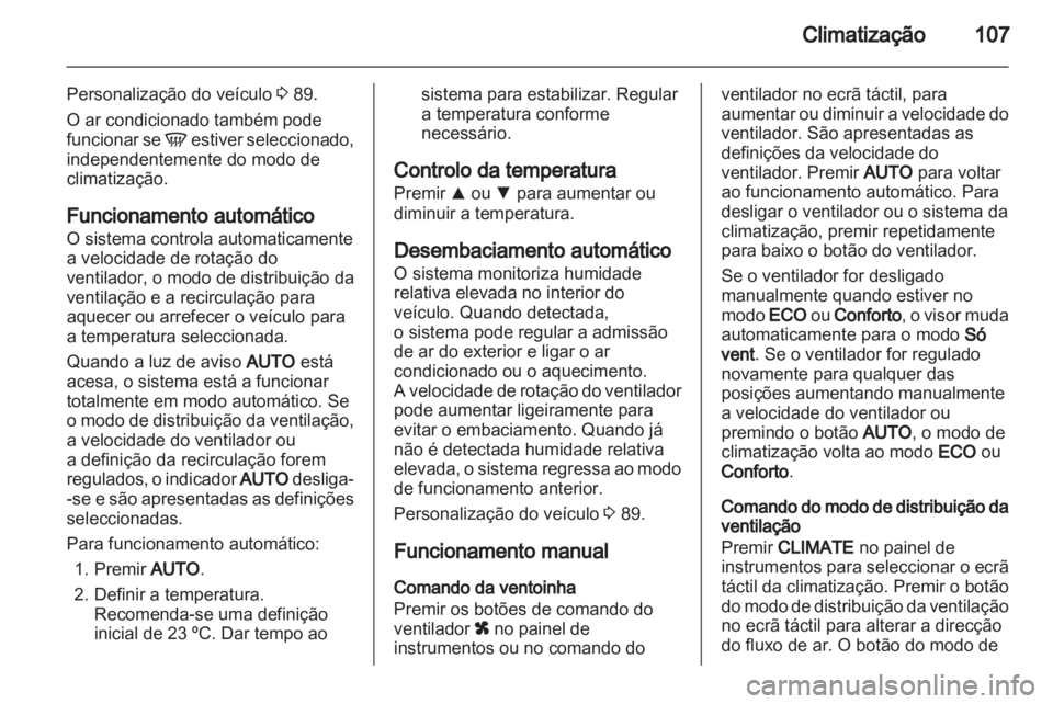 OPEL AMPERA 2012 Manual de Instruções (in Portugues) OPEL AMPERA 2012 Manual de Instruções (in Portugues)
