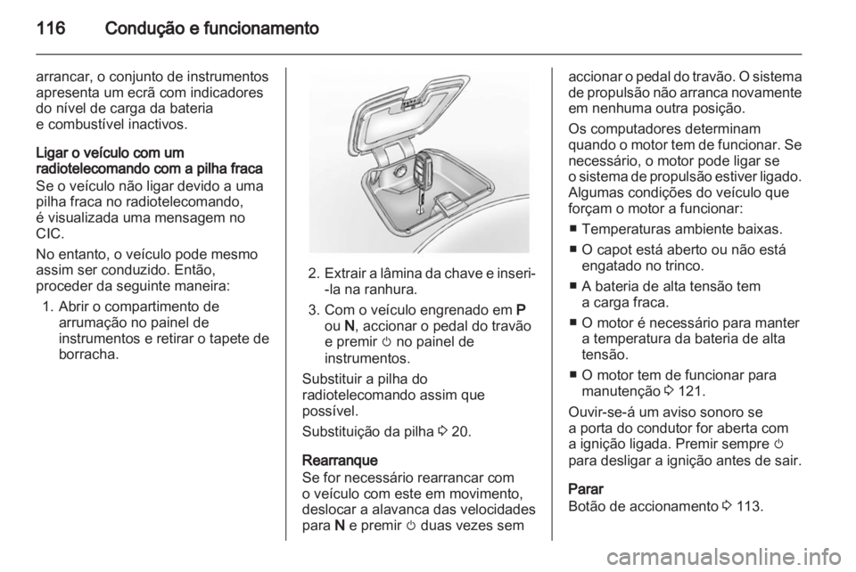 OPEL AMPERA 2012  Manual de Instruções (in Portugues) 