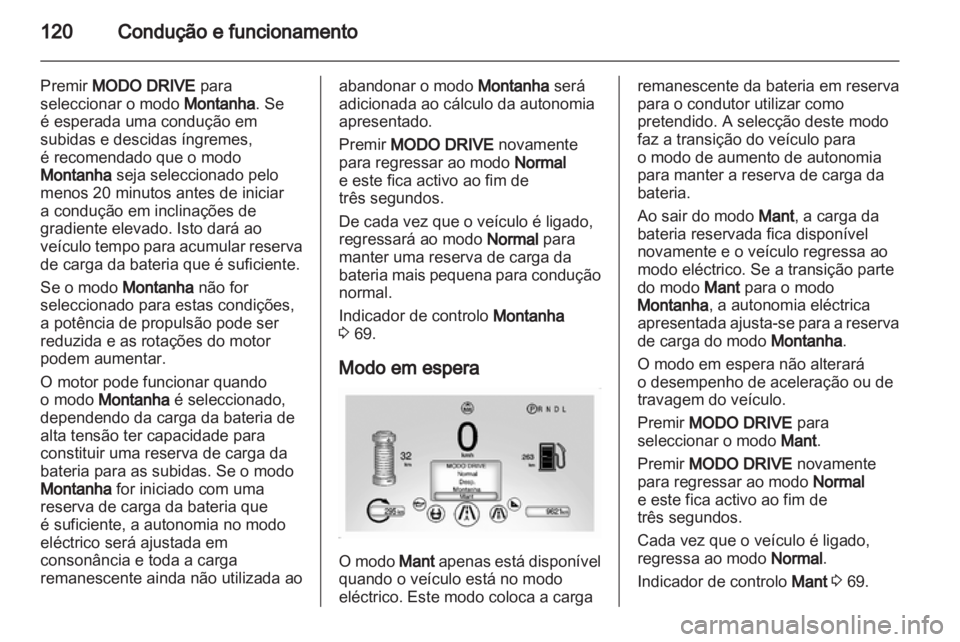 OPEL AMPERA 2012  Manual de Instruções (in Portugues) 