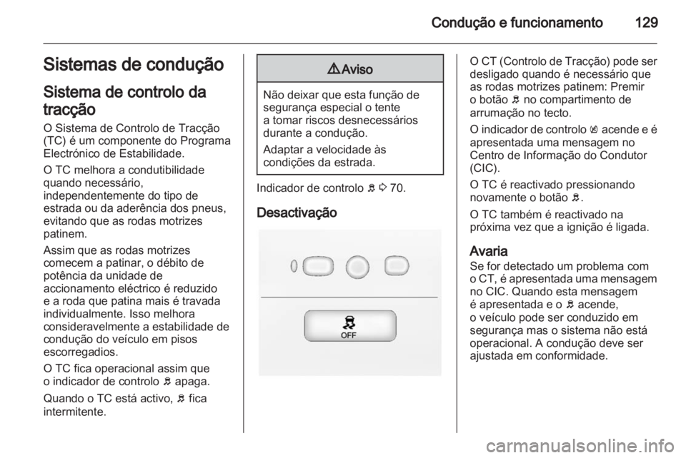 OPEL AMPERA 2012  Manual de Instruções (in Portugues) 