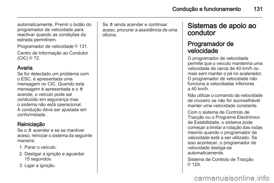 OPEL AMPERA 2012 Manual de Instruções (in Portugues) OPEL AMPERA 2012 Manual de Instruções (in Portugues)