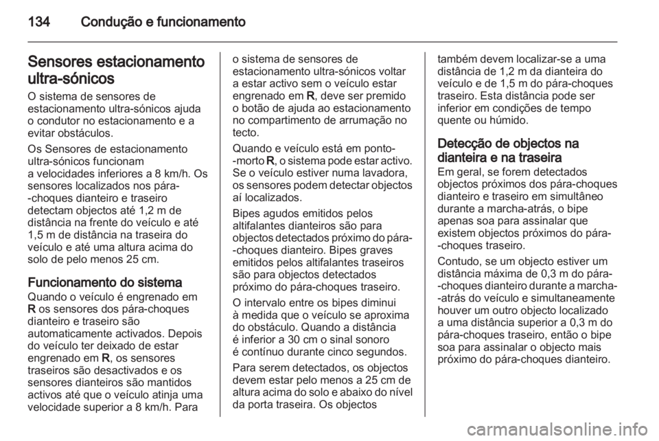 OPEL AMPERA 2012 Manual de Instruções (in Portugues) OPEL AMPERA 2012 Manual de Instruções (in Portugues)