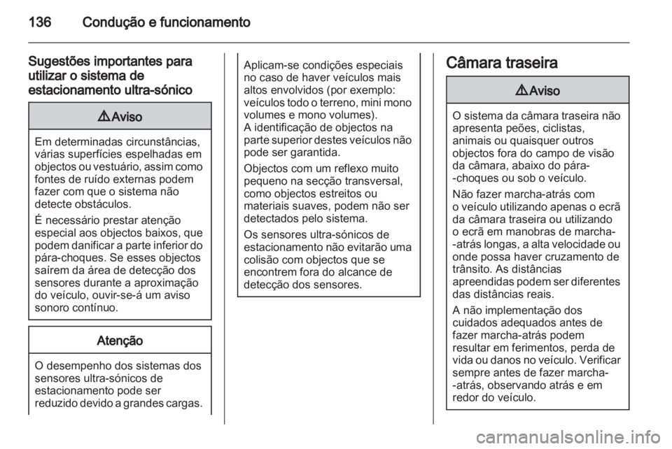 OPEL AMPERA 2012 Manual de Instruções (in Portugues) OPEL AMPERA 2012 Manual de Instruções (in Portugues)