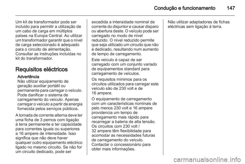 OPEL AMPERA 2012 Manual de Instruções (in Portugues) OPEL AMPERA 2012 Manual de Instruções (in Portugues)