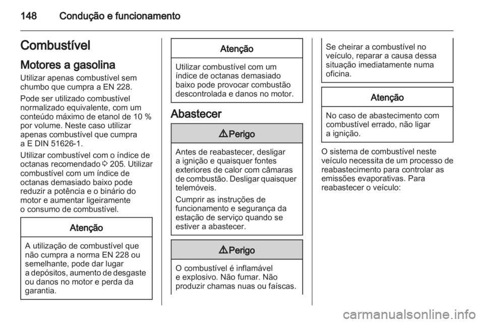 OPEL AMPERA 2012 Manual de Instruções (in Portugues) OPEL AMPERA 2012 Manual de Instruções (in Portugues)