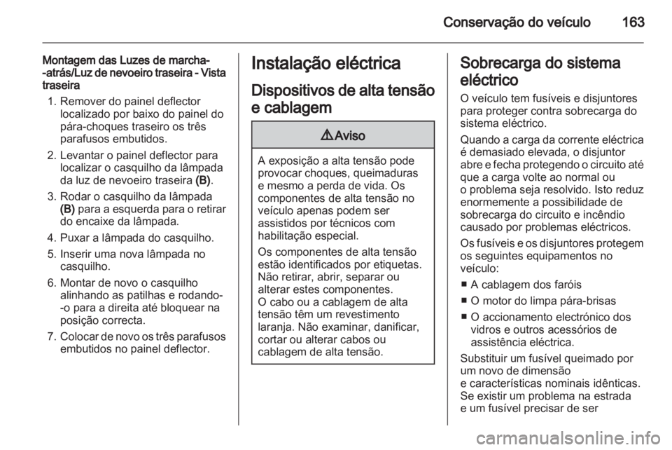 OPEL AMPERA 2012 Manual de Instruções (in Portugues) OPEL AMPERA 2012 Manual de Instruções (in Portugues)