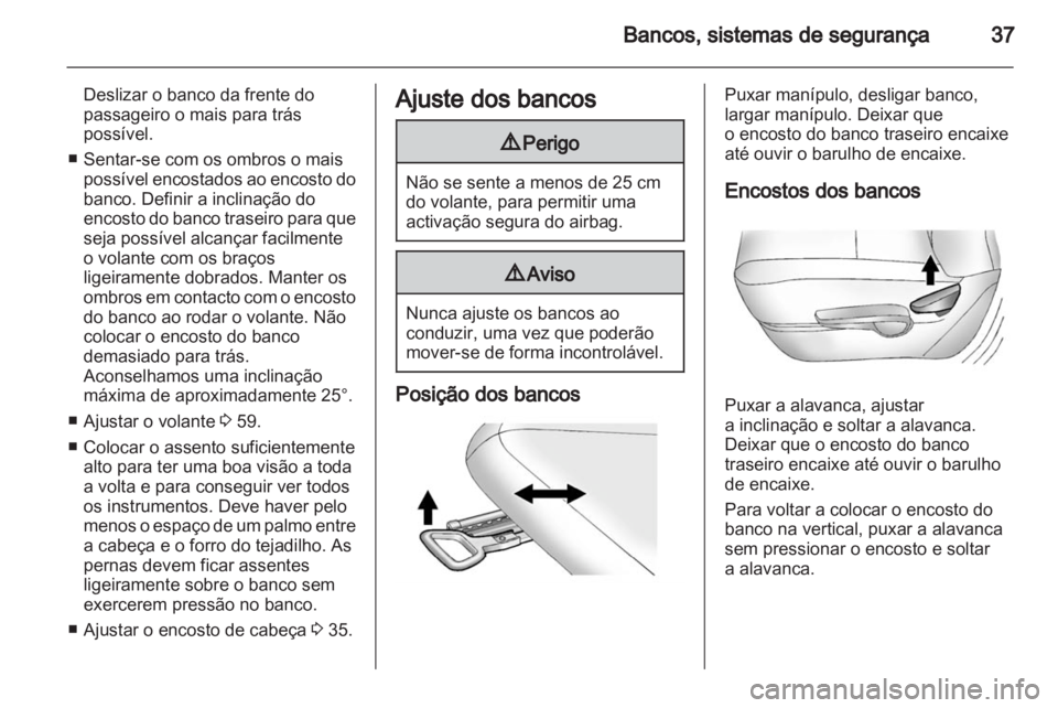 OPEL AMPERA 2012 Manual de Instruções (in Portugues) OPEL AMPERA 2012 Manual de Instruções (in Portugues)