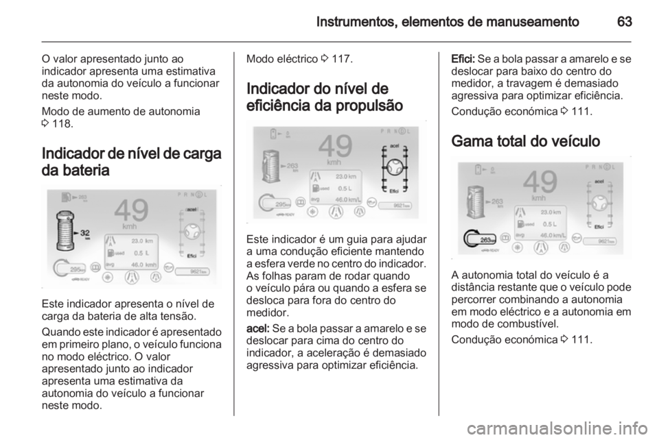 OPEL AMPERA 2012 Manual de Instruções (in Portugues) OPEL AMPERA 2012 Manual de Instruções (in Portugues)