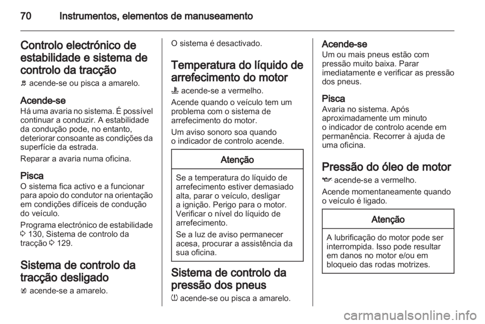 OPEL AMPERA 2012 Manual de Instruções (in Portugues) OPEL AMPERA 2012 Manual de Instruções (in Portugues)