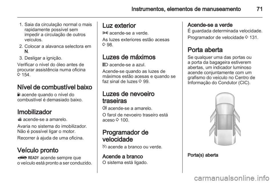 OPEL AMPERA 2012 Manual de Instruções (in Portugues) OPEL AMPERA 2012 Manual de Instruções (in Portugues)