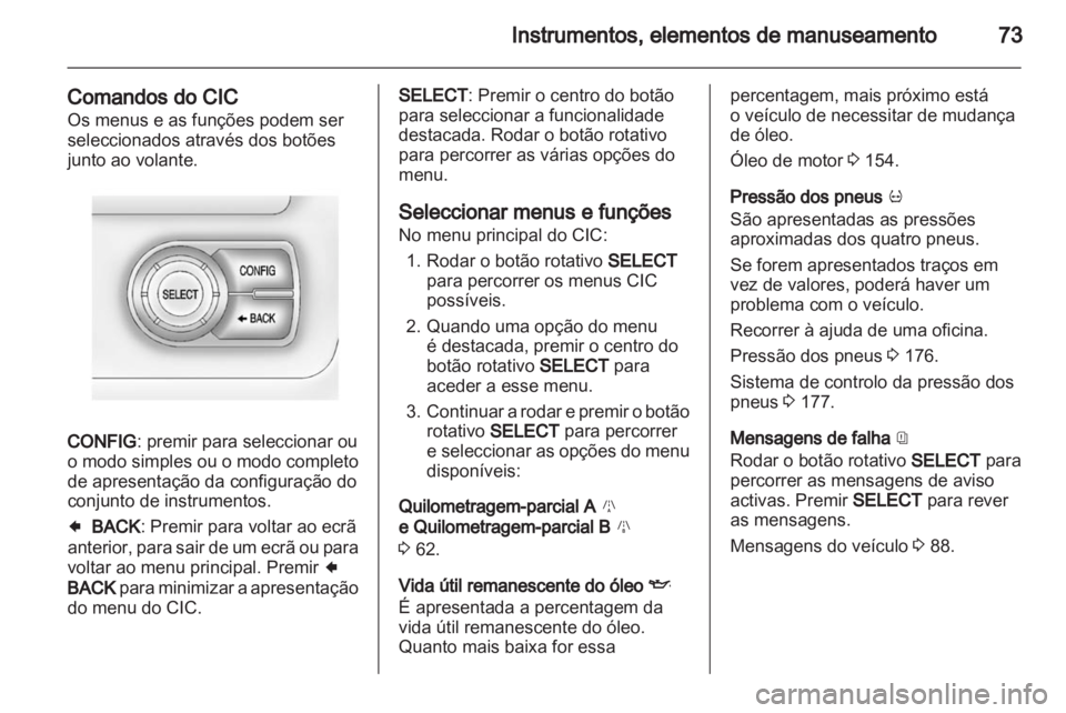 OPEL AMPERA 2012 Manual de Instruções (in Portugues) OPEL AMPERA 2012 Manual de Instruções (in Portugues)