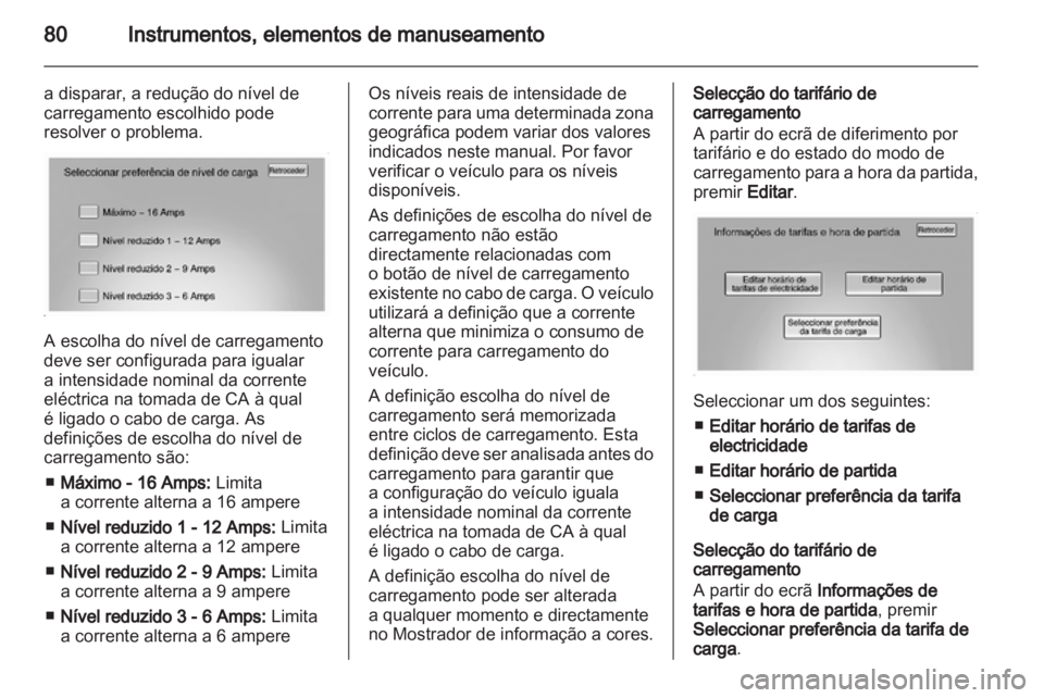 OPEL AMPERA 2012 Manual de Instruções (in Portugues) OPEL AMPERA 2012 Manual de Instruções (in Portugues)
