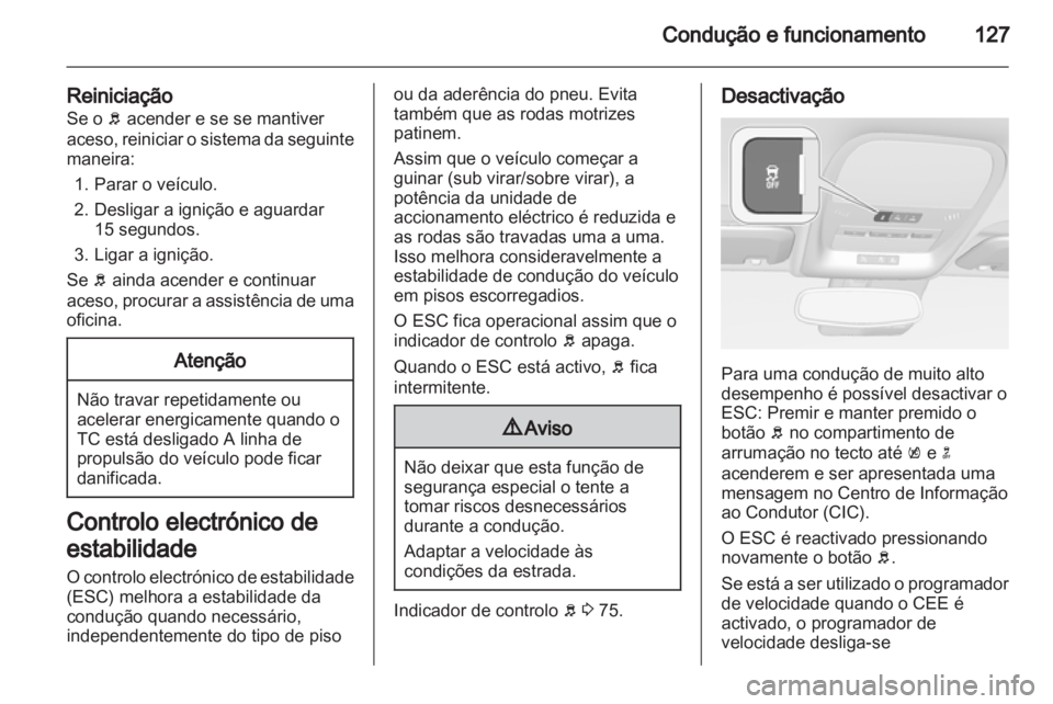 OPEL AMPERA 2012.5 Manual de Instruções (in Portugues) OPEL AMPERA 2012.5 Manual de Instruções (in Portugues)