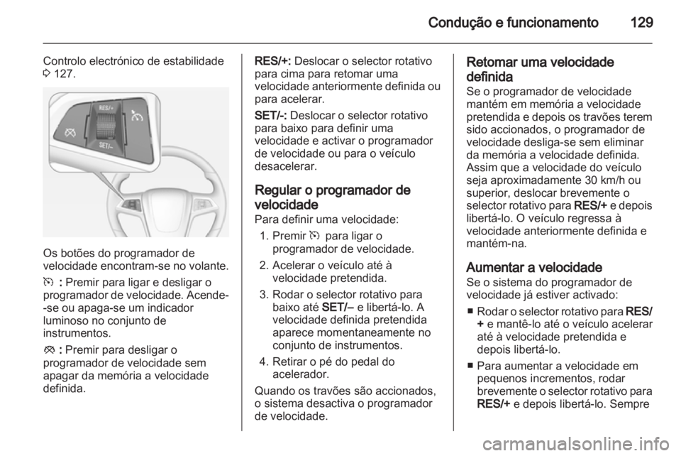 OPEL AMPERA 2012.5  Manual de Instruções (in Portugues) 