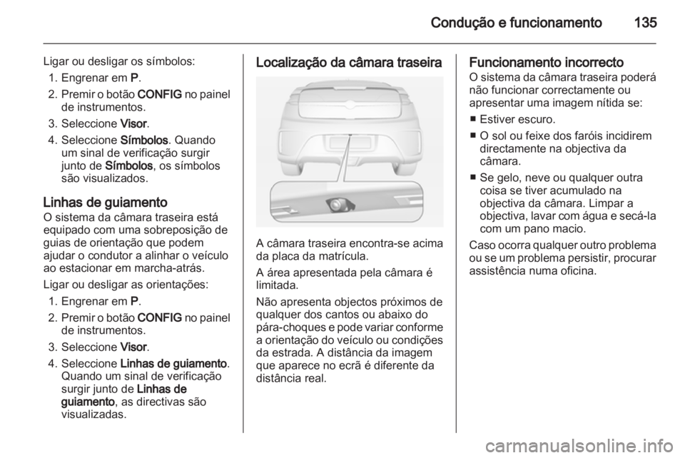 OPEL AMPERA 2012.5  Manual de Instruções (in Portugues) 