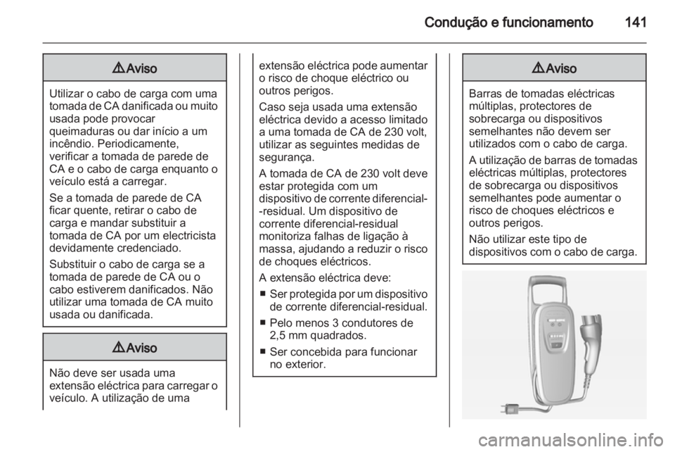 OPEL AMPERA 2012.5  Manual de Instruções (in Portugues) 