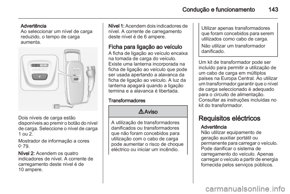 OPEL AMPERA 2012.5  Manual de Instruções (in Portugues) 