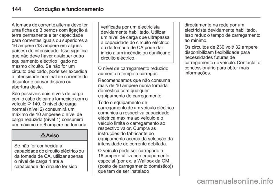 OPEL AMPERA 2012.5  Manual de Instruções (in Portugues) 
