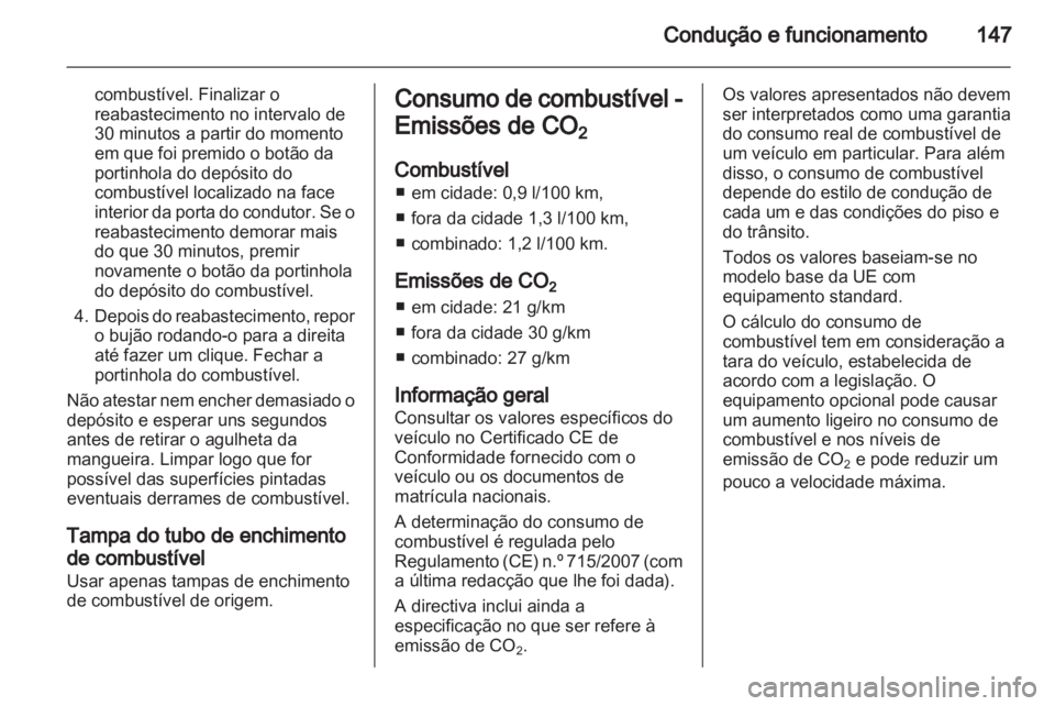 OPEL AMPERA 2012.5  Manual de Instruções (in Portugues) 