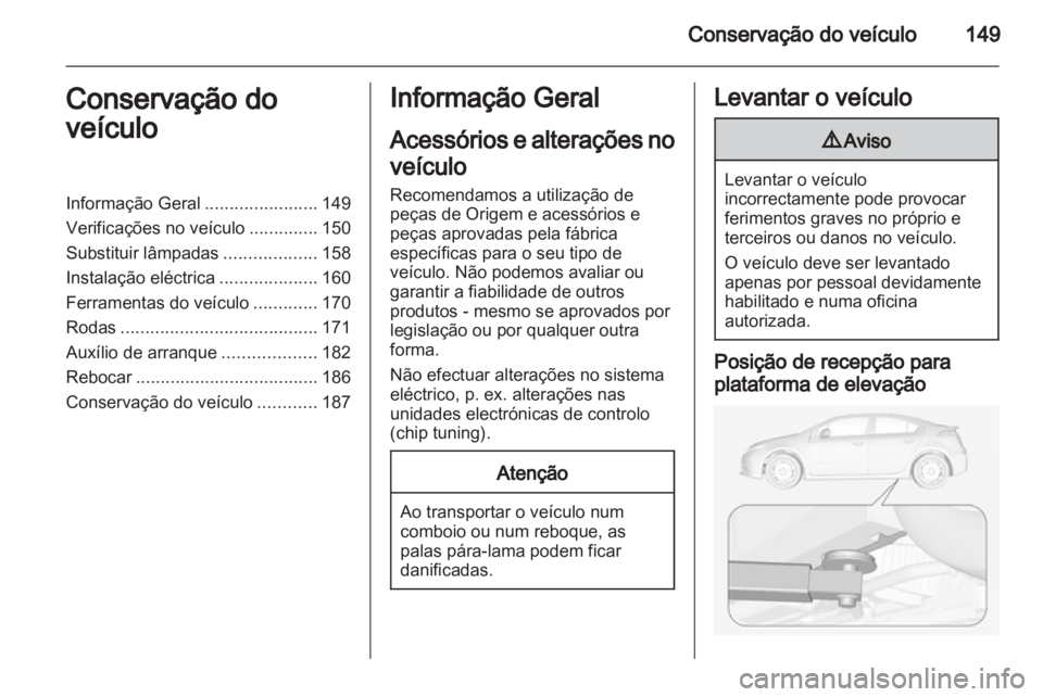 OPEL AMPERA 2012.5  Manual de Instruções (in Portugues) 
