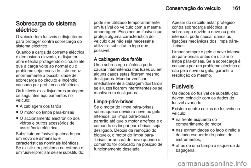 OPEL AMPERA 2012.5  Manual de Instruções (in Portugues) 