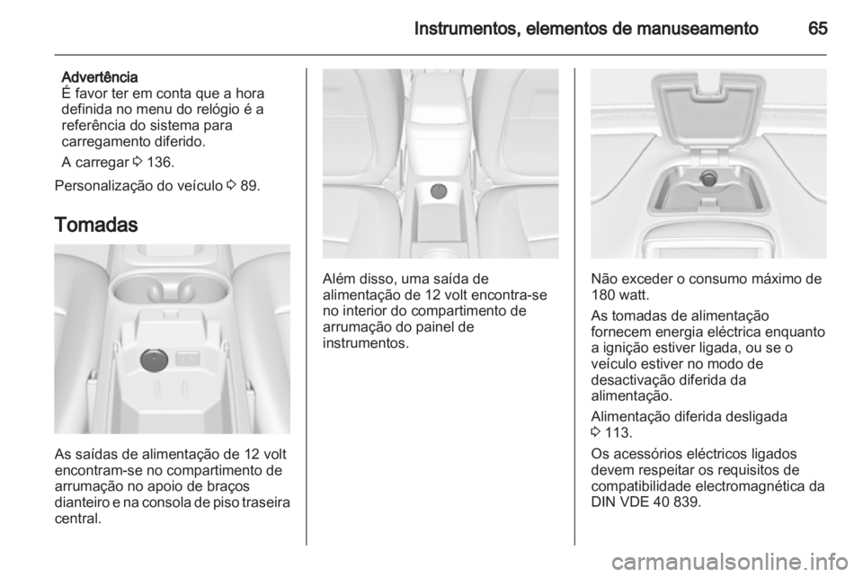 OPEL AMPERA 2012.5 Manual de Instruções (in Portugues) OPEL AMPERA 2012.5 Manual de Instruções (in Portugues)