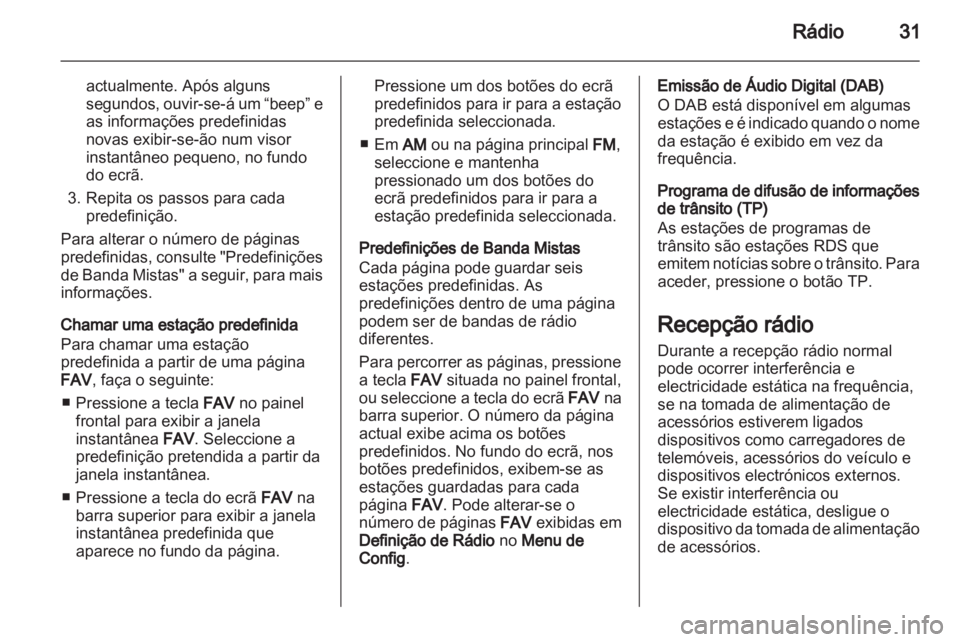 OPEL AMPERA 2013 Manual de Informação e Lazer (in Portugues) OPEL AMPERA 2013 Manual de Informação e Lazer (in Portugues)