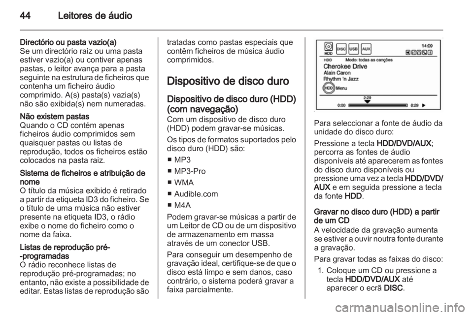 OPEL AMPERA 2013  Manual de Informação e Lazer (in Portugues) 