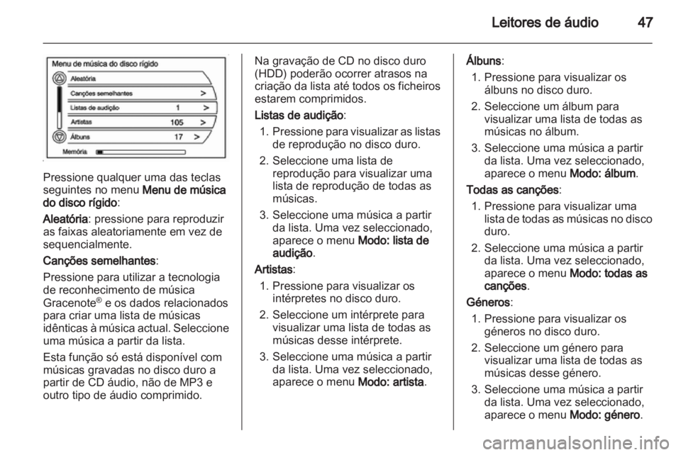 OPEL AMPERA 2013  Manual de Informação e Lazer (in Portugues) 