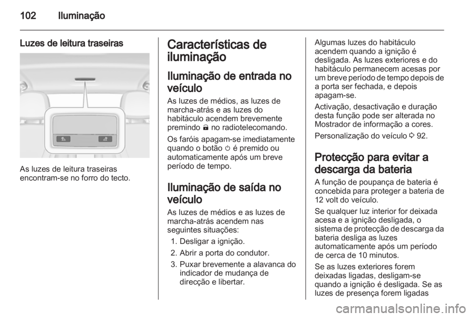 OPEL AMPERA 2013 Manual de Instruções (in Portugues) OPEL AMPERA 2013 Manual de Instruções (in Portugues)