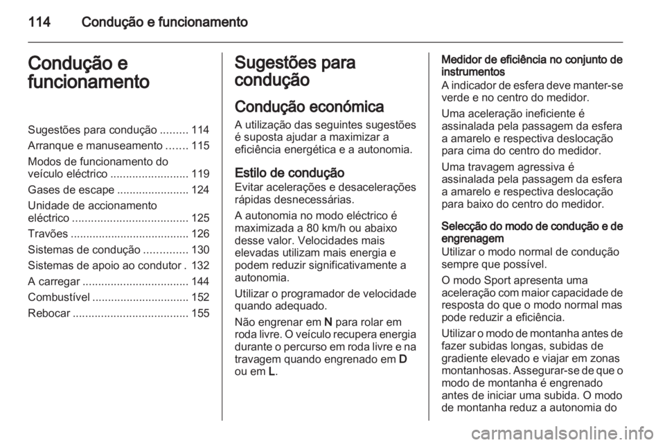 OPEL AMPERA 2013 Manual de Instruções (in Portugues) OPEL AMPERA 2013 Manual de Instruções (in Portugues)