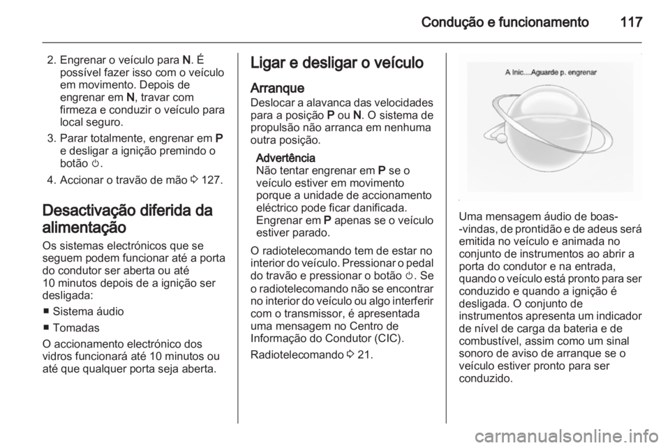 OPEL AMPERA 2013 Manual de Instruções (in Portugues) OPEL AMPERA 2013 Manual de Instruções (in Portugues)