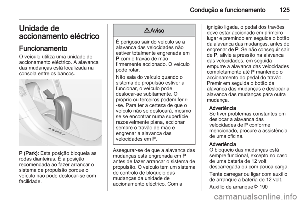 OPEL AMPERA 2013  Manual de Instruções (in Portugues) 