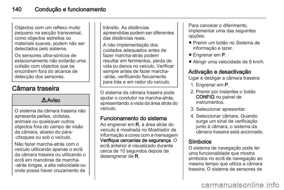 OPEL AMPERA 2013 Manual de Instruções (in Portugues) OPEL AMPERA 2013 Manual de Instruções (in Portugues)