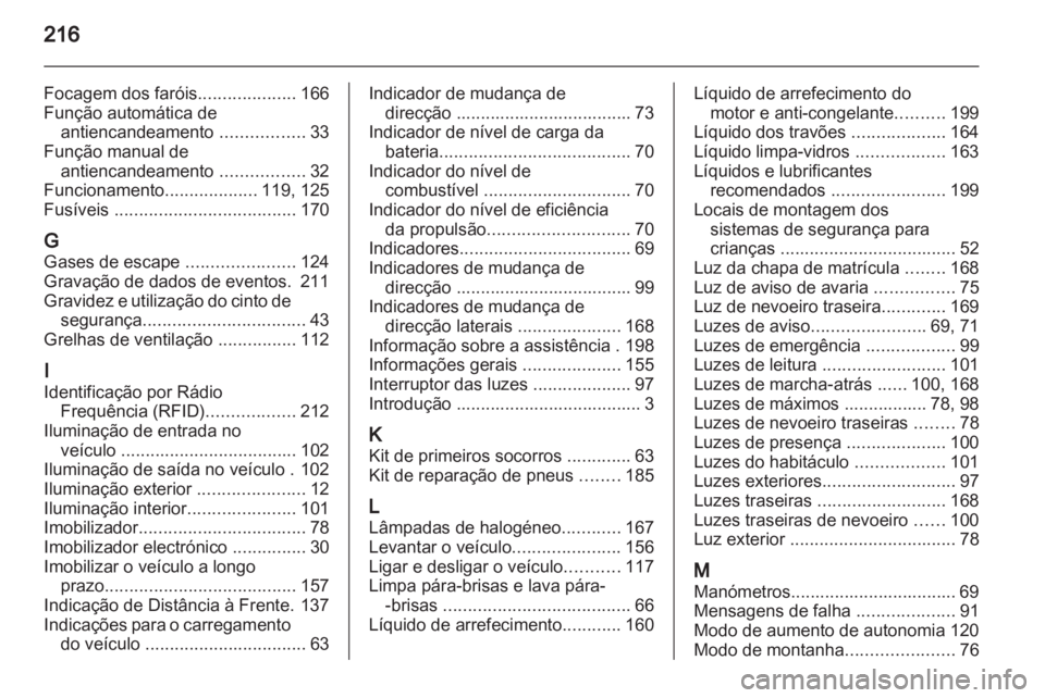 OPEL AMPERA 2013 Manual de Instruções (in Portugues) OPEL AMPERA 2013 Manual de Instruções (in Portugues)