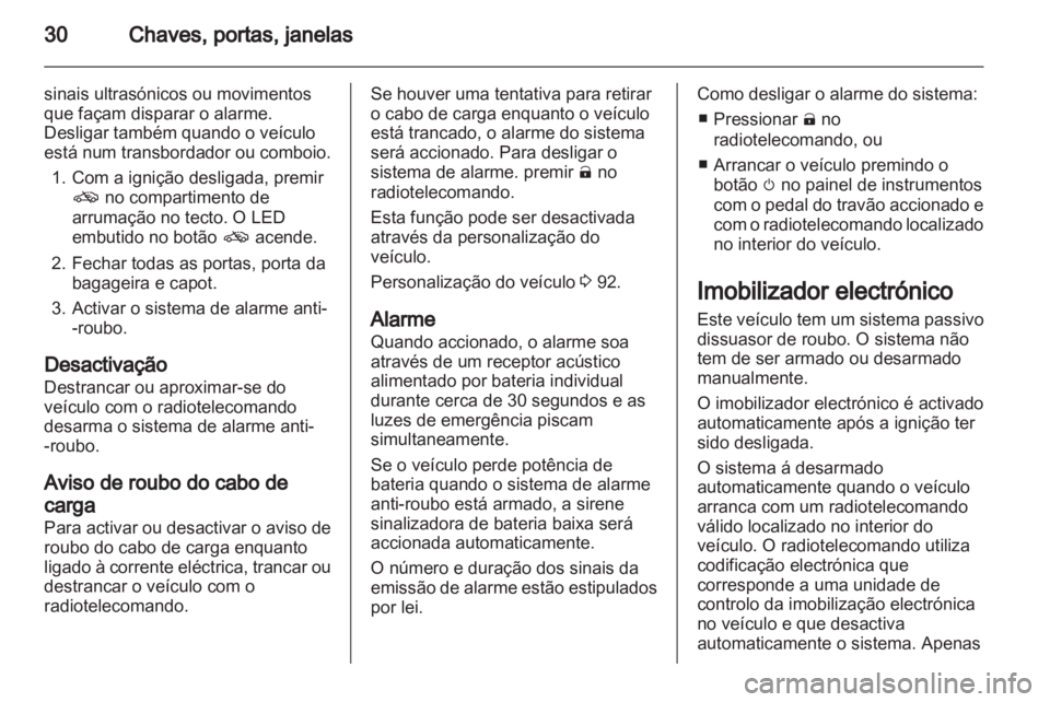 OPEL AMPERA 2013  Manual de Instruções (in Portugues) 
