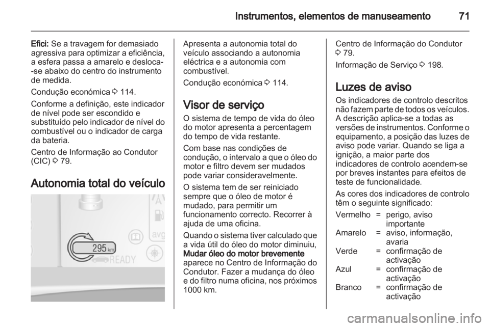 OPEL AMPERA 2013  Manual de Instruções (in Portugues) 