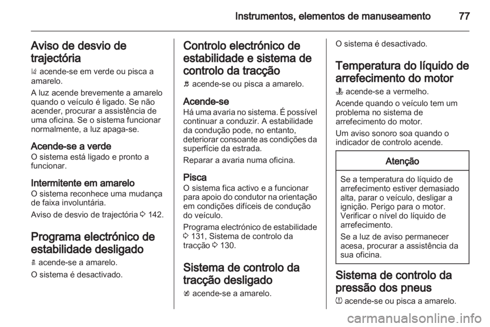 OPEL AMPERA 2013  Manual de Instruções (in Portugues) 