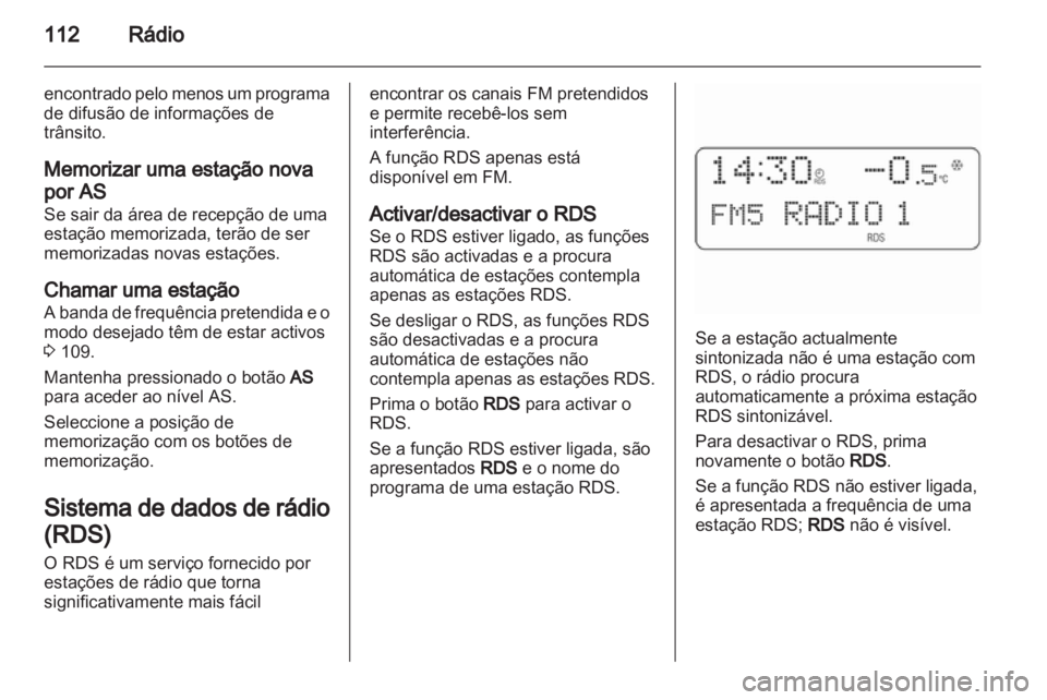 OPEL ANTARA 2012 Manual de Informação e Lazer (in Portugues) OPEL ANTARA 2012 Manual de Informação e Lazer (in Portugues)