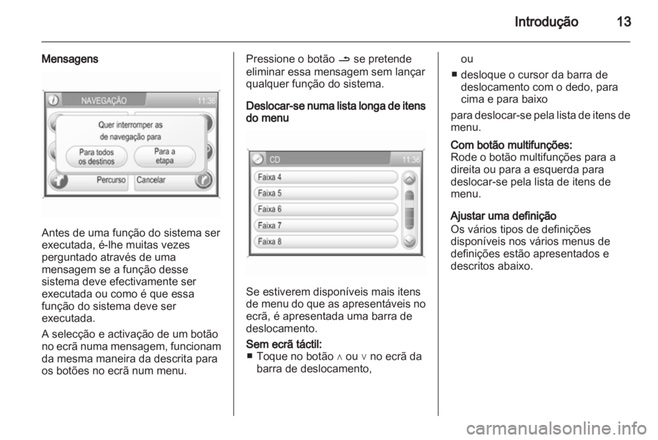 OPEL ANTARA 2012  Manual de Informação e Lazer (in Portugues) 