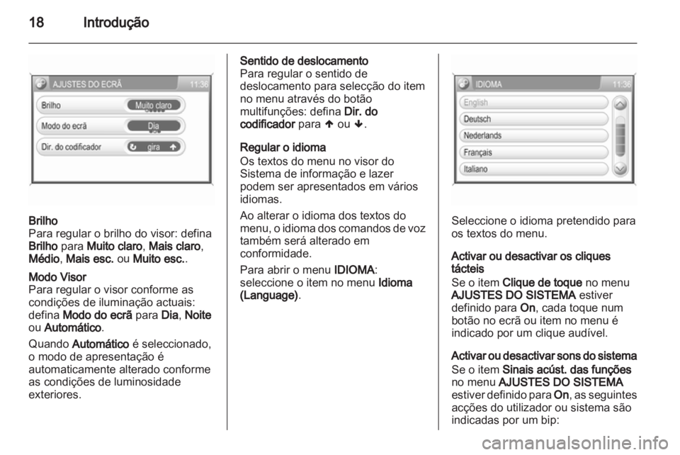 OPEL ANTARA 2012  Manual de Informação e Lazer (in Portugues) 