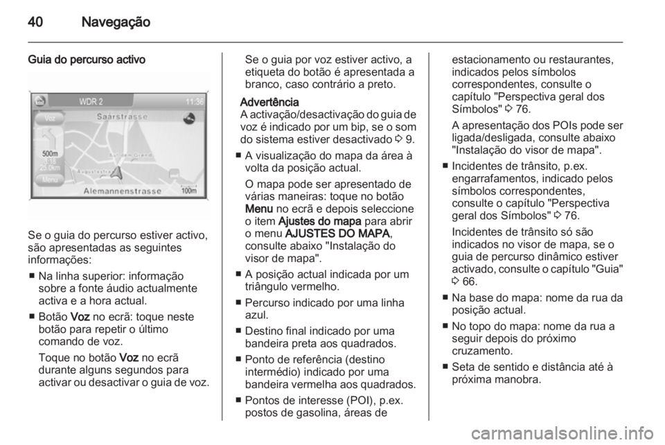 OPEL ANTARA 2012  Manual de Informação e Lazer (in Portugues) 