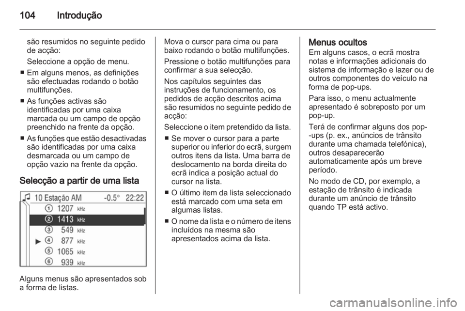 OPEL ANTARA 2013 Manual de Informação e Lazer (in Portugues) OPEL ANTARA 2013 Manual de Informação e Lazer (in Portugues)